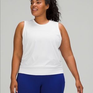 Lululemon white muscle tank in size 8 NWT